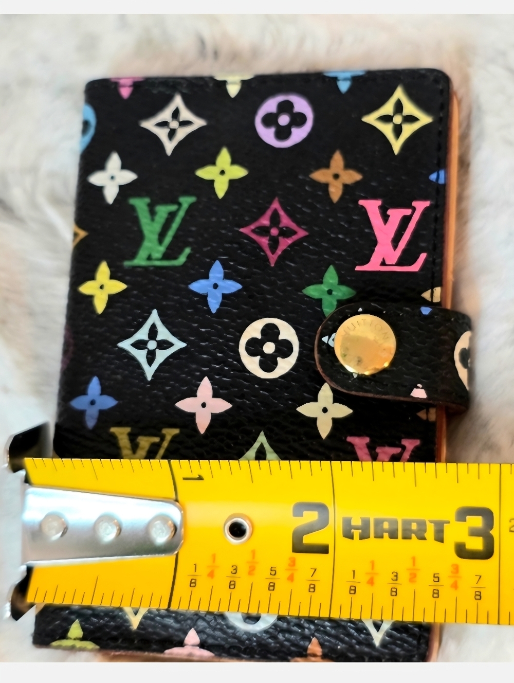 🌺 Louis Vuitton Monogram Multicolore Carnet de Bal Mini Agenda/Card Case AUTH - Picture 12 of 12
